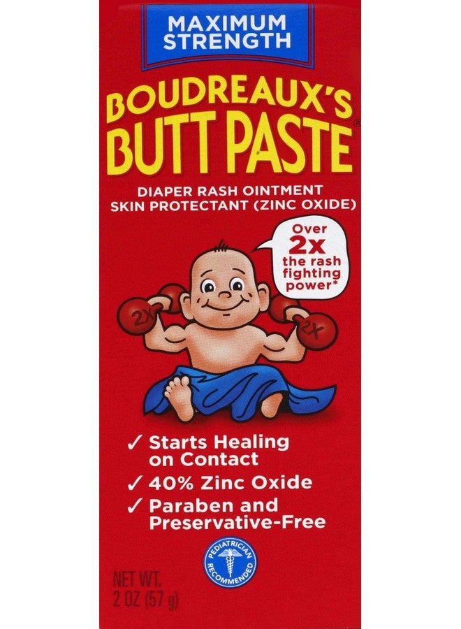 Boudreaux's Butt Paste, Maximum Strength, 2 oz