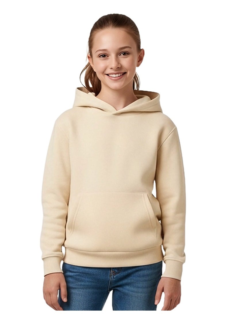 WiNi BEE Kids Cotton Hoodie for Boys and Girls | Youth Pullover Sweatshirt with Pocket, Cozy Spring Jacket | Toddler to Teen Sizes 2-16 Years - Image 1