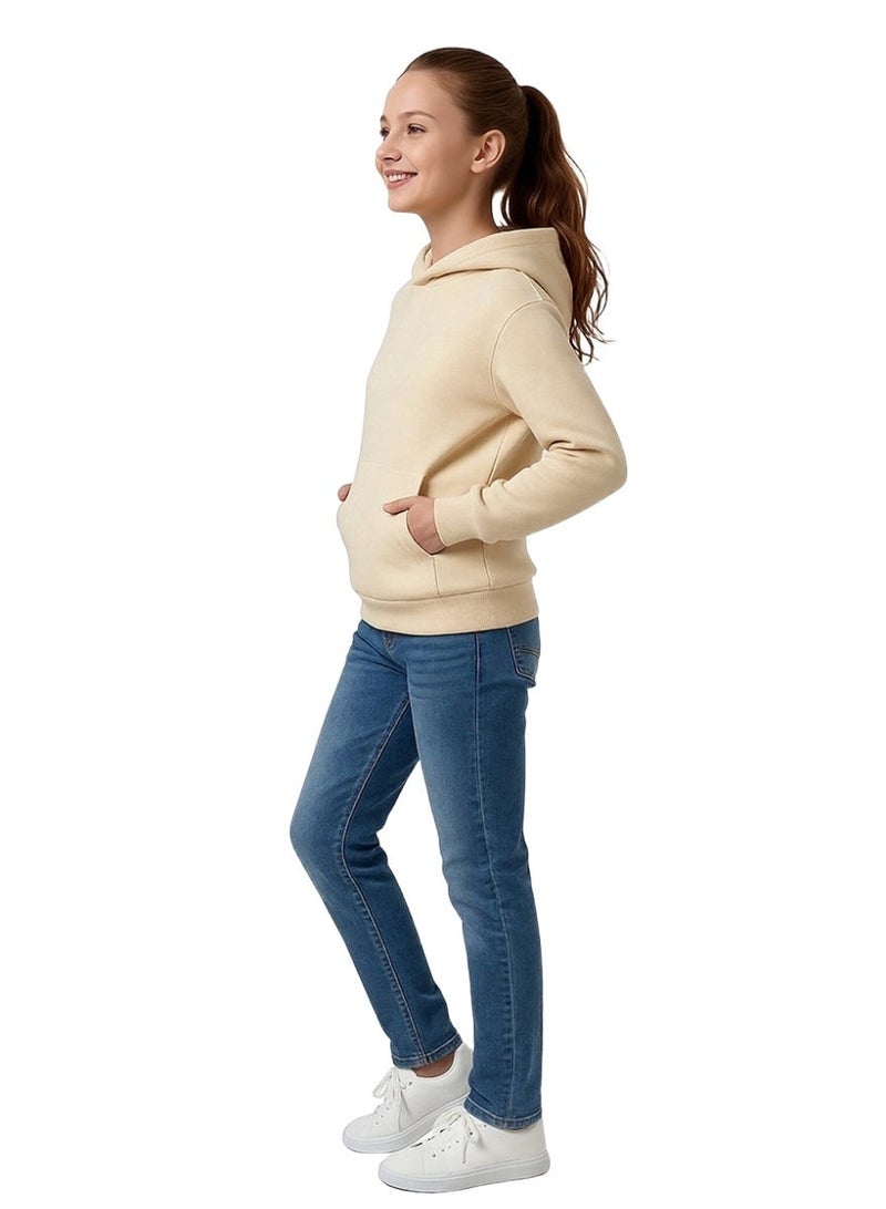 WiNi BEE Kids Cotton Hoodie for Boys and Girls | Youth Pullover Sweatshirt with Pocket, Cozy Spring Jacket | Toddler to Teen Sizes 2-16 Years - Image 3