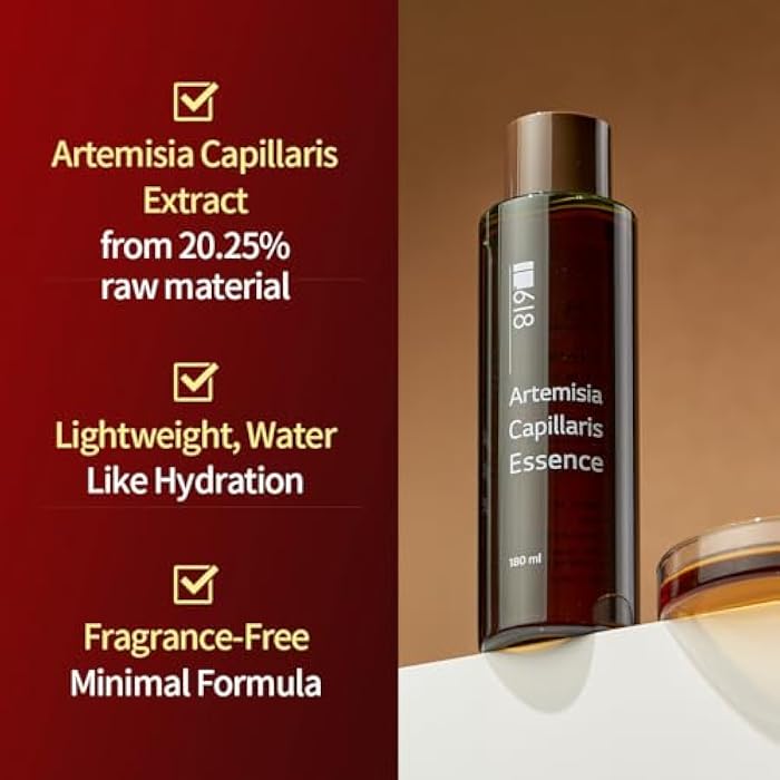 1.618 Artemisia Capillaris Essence 180ml - Soothing & Hydrating Korean K-Beauty Essence for Sensitive Skin, 6.08 fl oz (180ml) - Image 2