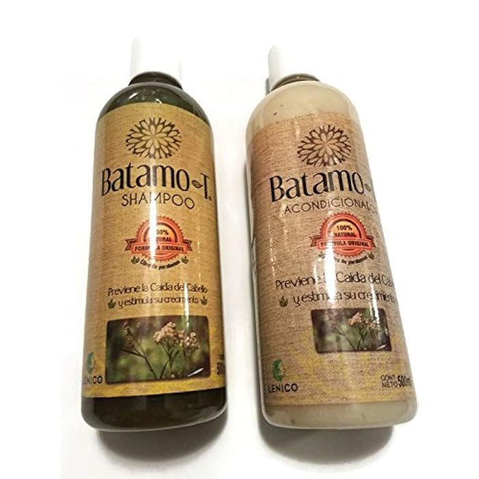 Prevent and Control Hair Loss Set of Batamo-T Shampoo and Conditioner 500ml each. - Image 1