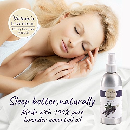 Victoria's Lavender Victoria's Lavender Aromatherapy Pillow and Linen Spray - Soothing Lavender Essential Oil Mist, Bed Spray for Ultimate Aromatherapy Experience, Lavender Linen Spray for Pillow - (8 oz Plus 2 oz)  - Image 4