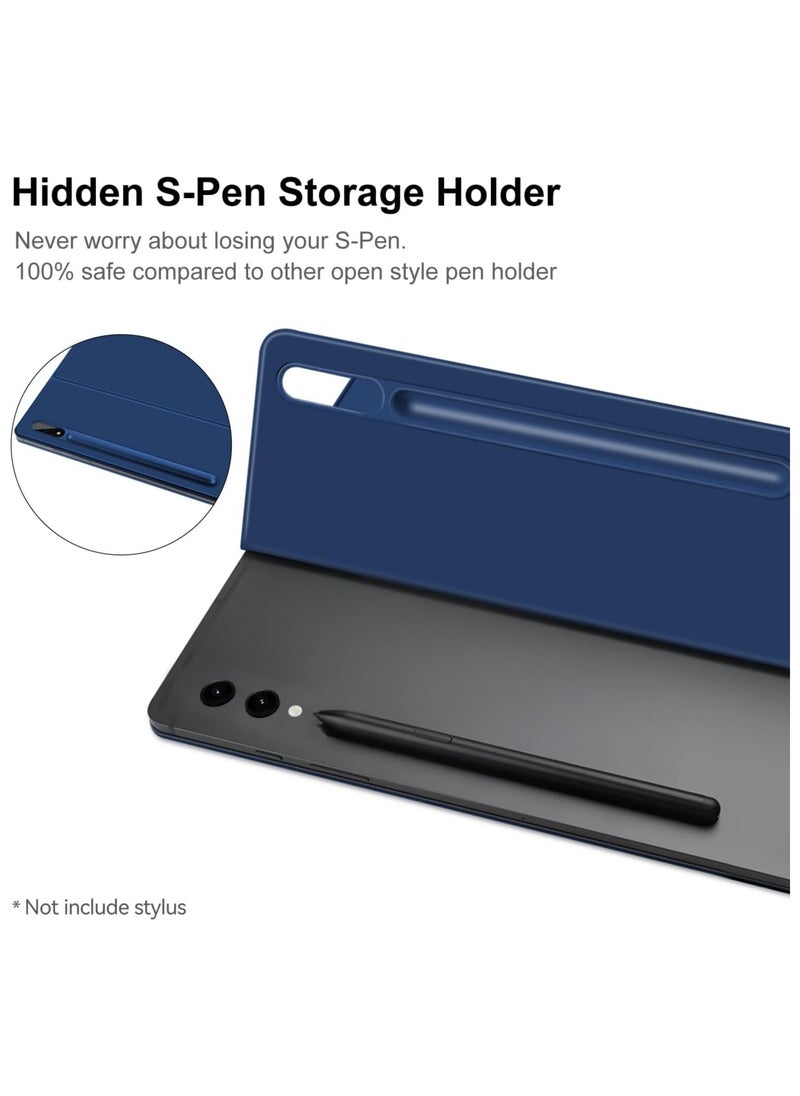 General - Magnetic Case for Galaxy Tab S10 Plus 2024/S9 FE +/S9 + 12.4 inch, Lightweight Smart Case for Galaxy Tab S10+/S9 FE+/9+ with Hidden Pen Clip - Image 1