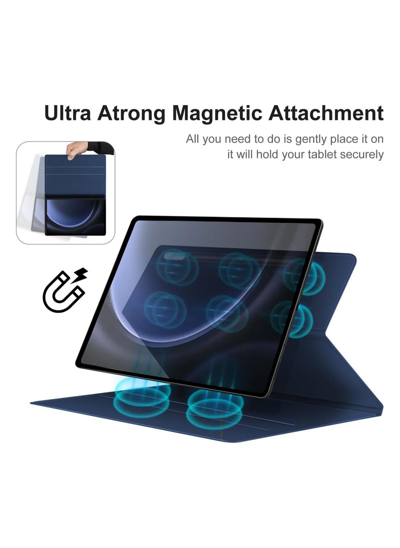 General - Magnetic Case for Galaxy Tab S10 Plus 2024/S9 FE +/S9 + 12.4 inch, Lightweight Smart Case for Galaxy Tab S10+/S9 FE+/9+ with Hidden Pen Clip - Image 1