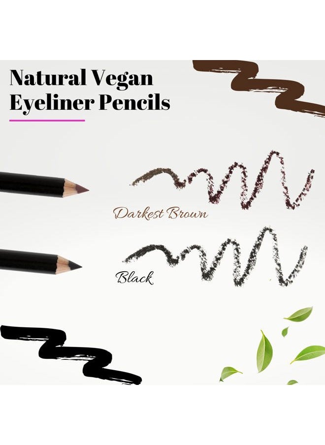 Fifth & Skin - Better'n Ur Eyes Eyeliner Pencil (BLACK) – NATURAL - Hypoallergenic - Sensitive Eyes - Gluten Free - Cruelty Free - Paraben Free - Smooth Application - Image 1