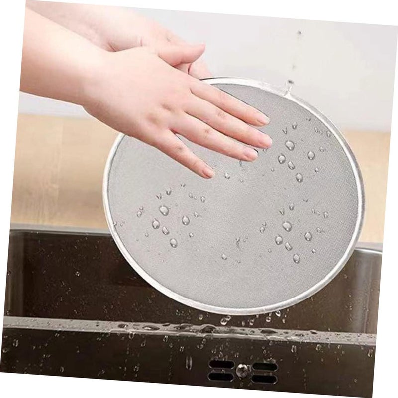 Air Fryer Splatter Screen Fine Mesh Oil Fryer Pot Shield Cooking Cover for Frying Pan Grease Protector Easy to Clean Kitchen Accessory - Image 4