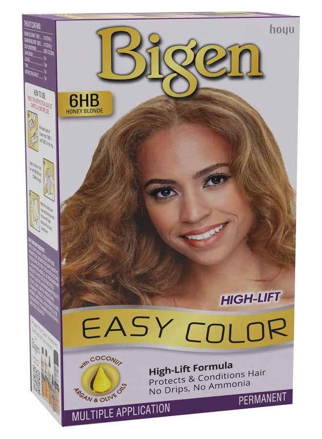 Bigen High-Lift Easy Color Permanent Hair Coloring Kit Honey Blonde 6HB 2.82 Oz (Pack of 2) - Image 1