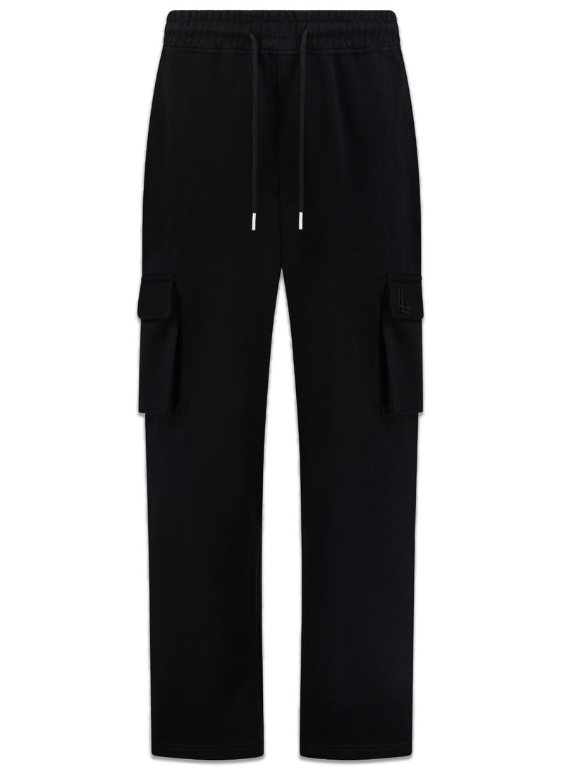 LOUKLAD X FOR CREATORS Cargo Sweatpants - Black - Image 2