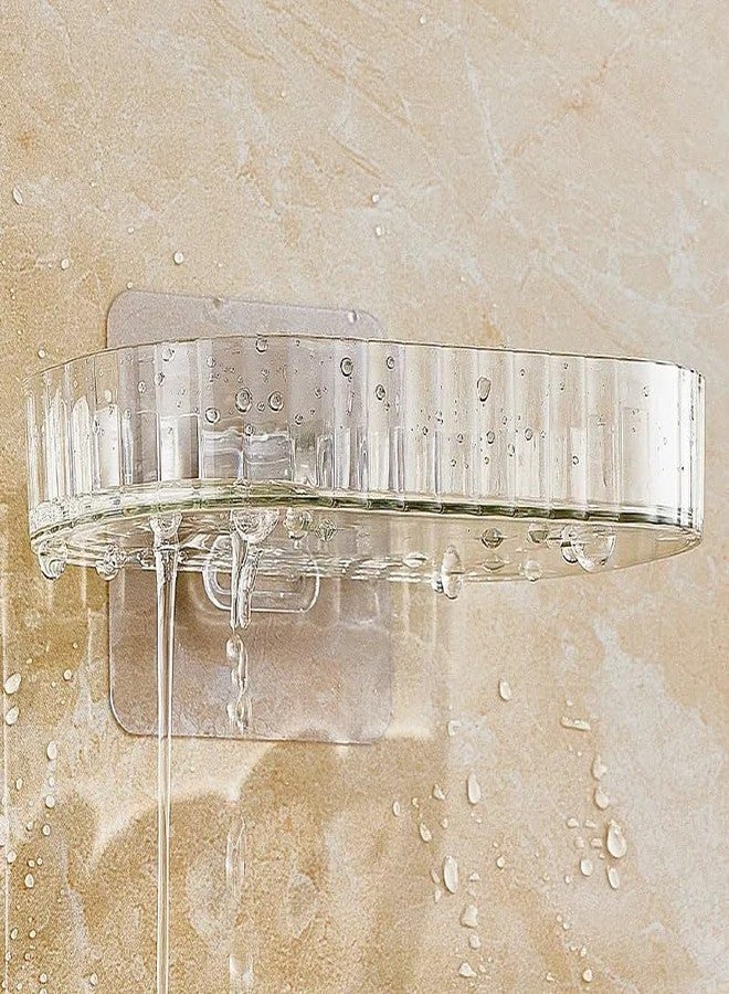 SEMITO soap Holder soap Holder for Bathroom, soap Dish, soap case soap Stand for Bathroom, soap Holder for Wall, soap case for Kitchen, Bathroom Accessories, Kitchen Accessories Items (Transparent) - Image 4