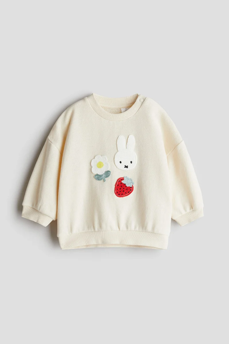 H&M Appliquéd Sweatshirt