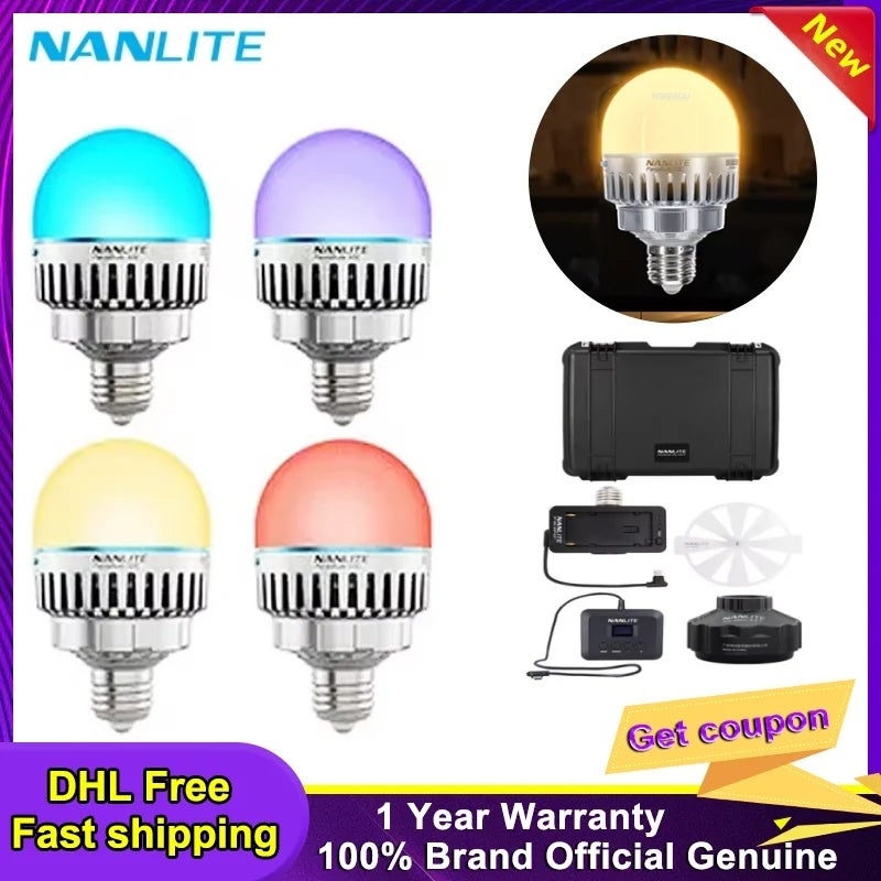 نانليت إضاءة استوديو تصوير Nanlite, PavoBulb10C - Image 1