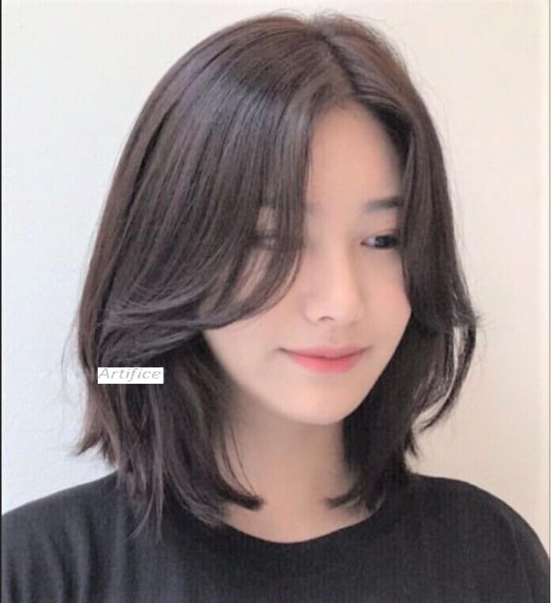 Artifice Short Wavy Hair Bob Wig + Wig Cap (Natural Dark Brown) - Image 5