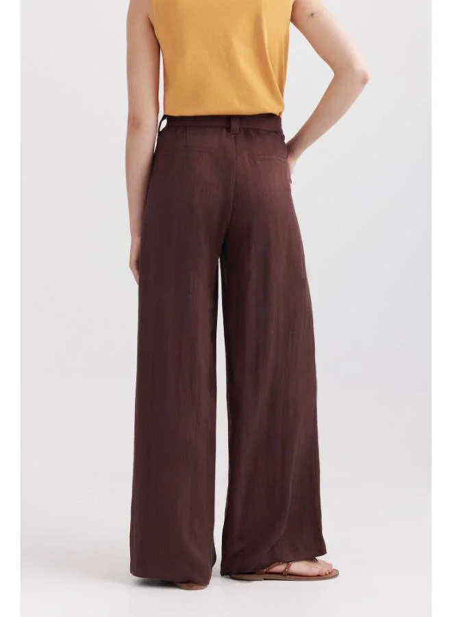 Springfield  Tie tailored trousers for Women | Best Price UAE