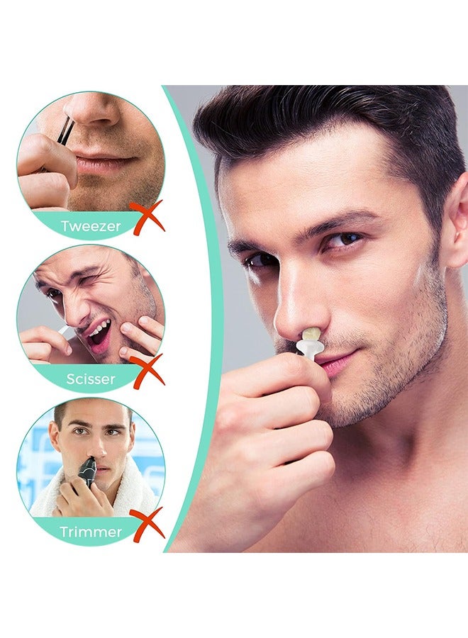 HY 50 Pieces Nose Wax Sticks Plastic Nose Wax Applicators Plastic Wax Rod Wand Nose Waxing Strips Disposable Spatulas For Nostril Cleaning And Nose Hair Removal - Image 4
