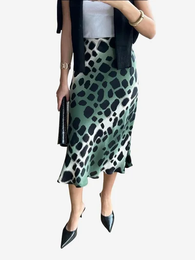 ميكسراي تنورة ميدي بطبعة جلد الفهد من ميكسراي