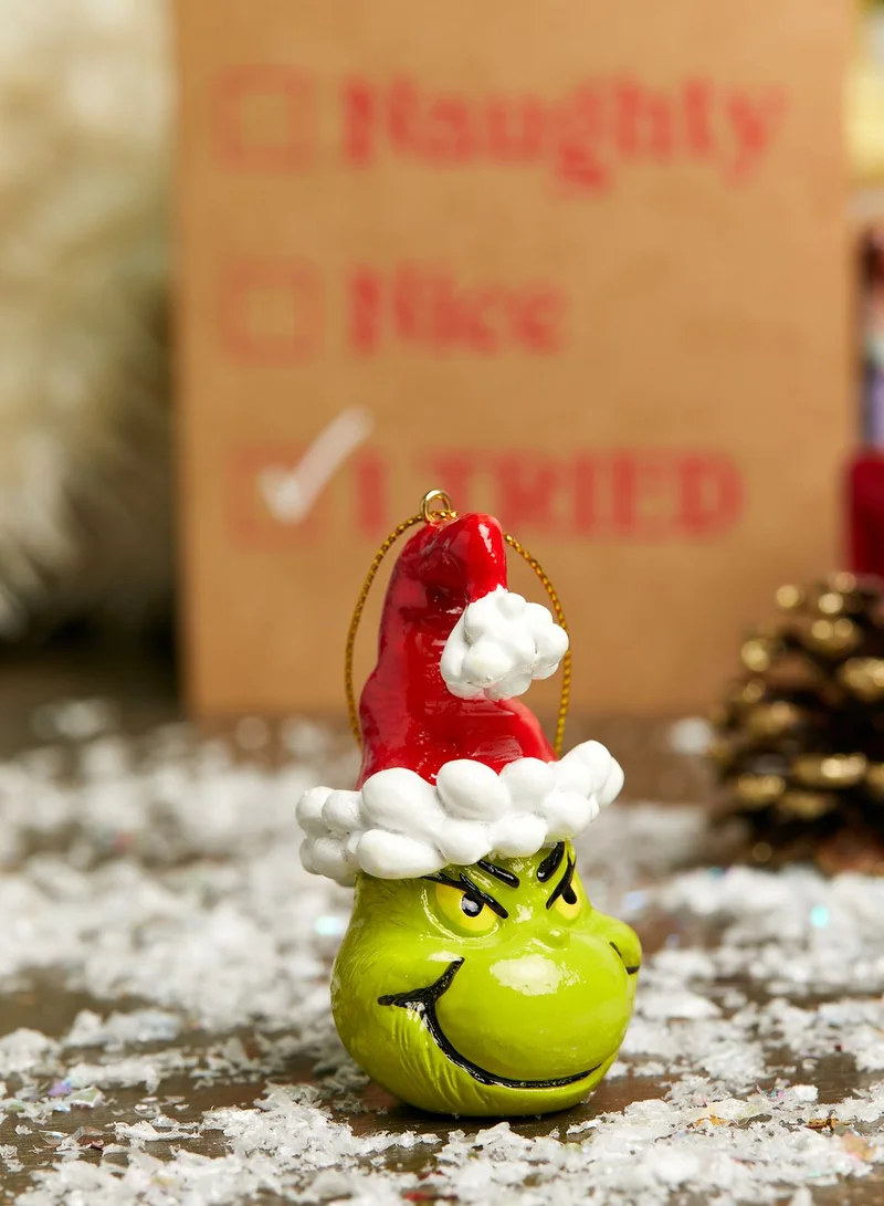 Typo Grinch Christmas Ornament