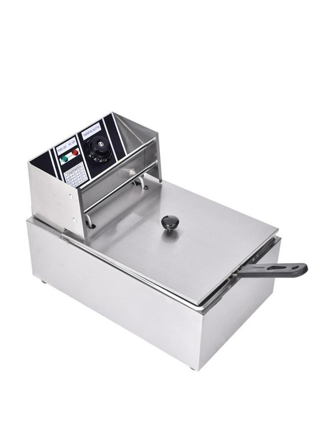 Tradeo Electric Deep Fryer 10L Capacity, 2500W Powerful Commercial Fryer with Adjustable Temperature Control, Stainless Steel Oil Fryer for Crispy Fries, Chicken & Snacks – Home & Restaurant Use - Image 1