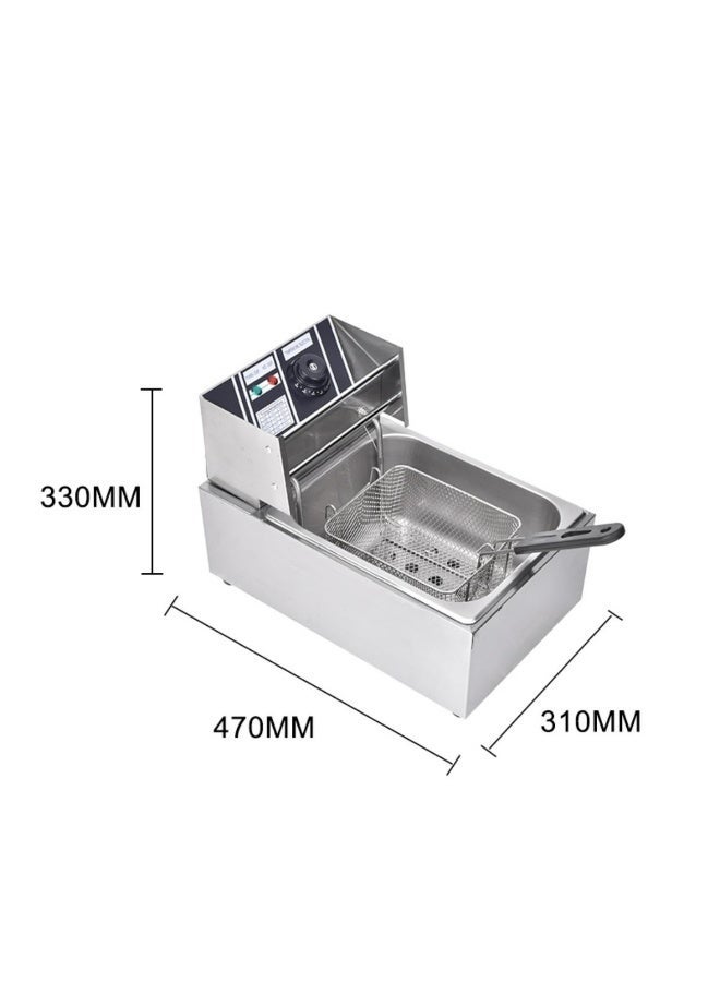 Tradeo Electric Deep Fryer 10L Capacity, 2500W Powerful Commercial Fryer with Adjustable Temperature Control, Stainless Steel Oil Fryer for Crispy Fries, Chicken & Snacks – Home & Restaurant Use - Image 4