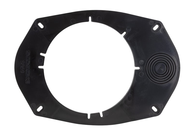 Scosche SA69 6X9" to 5.25”-6.5” Speaker Adapters Compatible with Select Import and Domestic Vehicles - 5 1/4" to 6 1/2" Adapter for Car Door Speakers - Sold in Pairs - See Guide in Image for Vehicles - Image 2