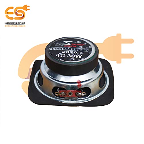 Electronicspices Electronic Spices 4 Inch Subwoofer Speaker 30W 4 Ohm | HiFi Deep Bass Woofer for Bluetooth Speaker & Home Theater, Multicolor (1 Pc) - Image 3