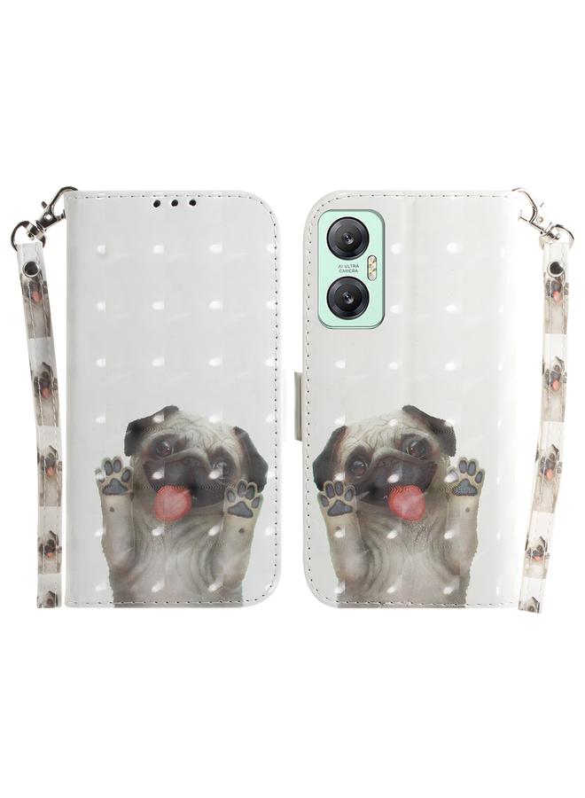 اس-توب جراب لهاتف Infinix Hot 20 5G، جراب جلدي ثلاثي الأبعاد ملون أفقي قابل للطي - Image 1