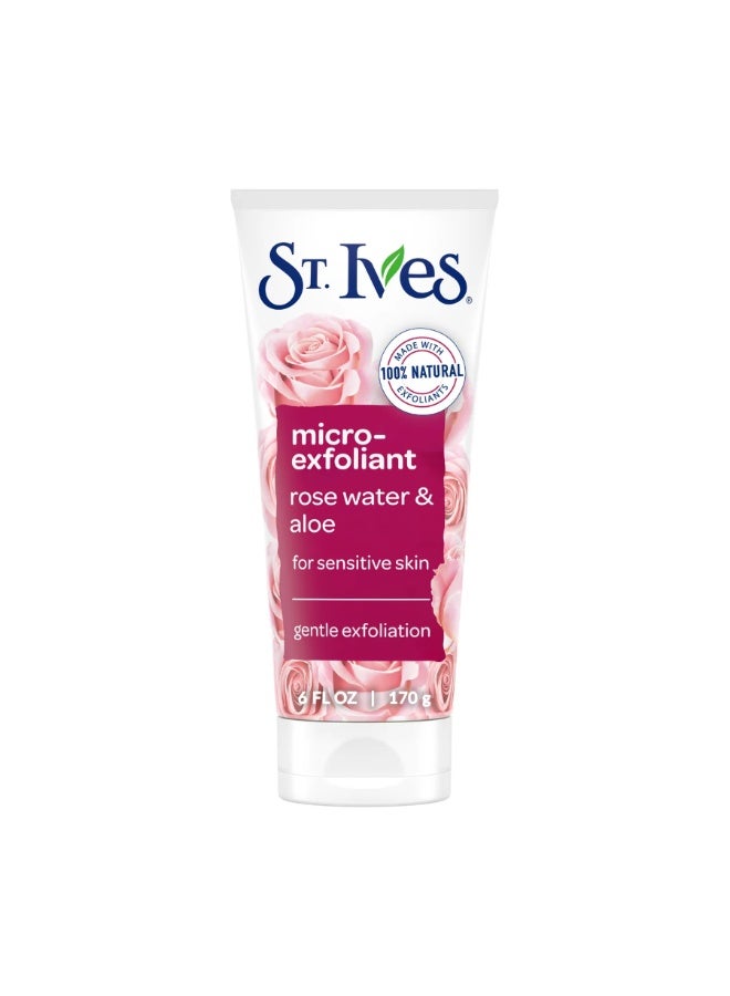 ST. Ives Gentle Smoothing Rose Water & Aloe Vera Scrub 170g - Image 1