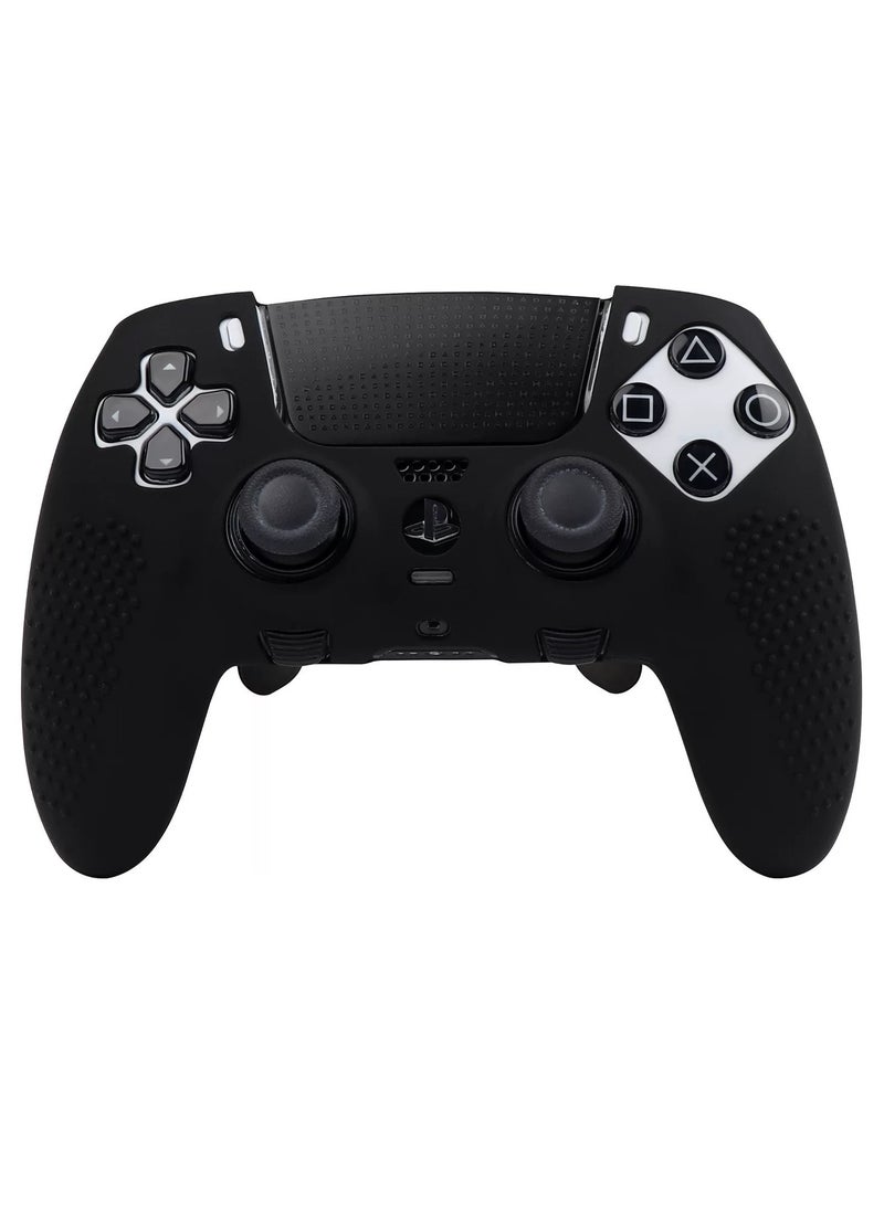 سام جراب واقٍ لملحقات ألعاب وحدة التحكم اللاسلكية  EDGE PS5 ، غطاء مطاطي سيليكون ناعم ، جلد مضاد للانزلاق مقاوم للعرق ( أبيض بلوري) - Image 4