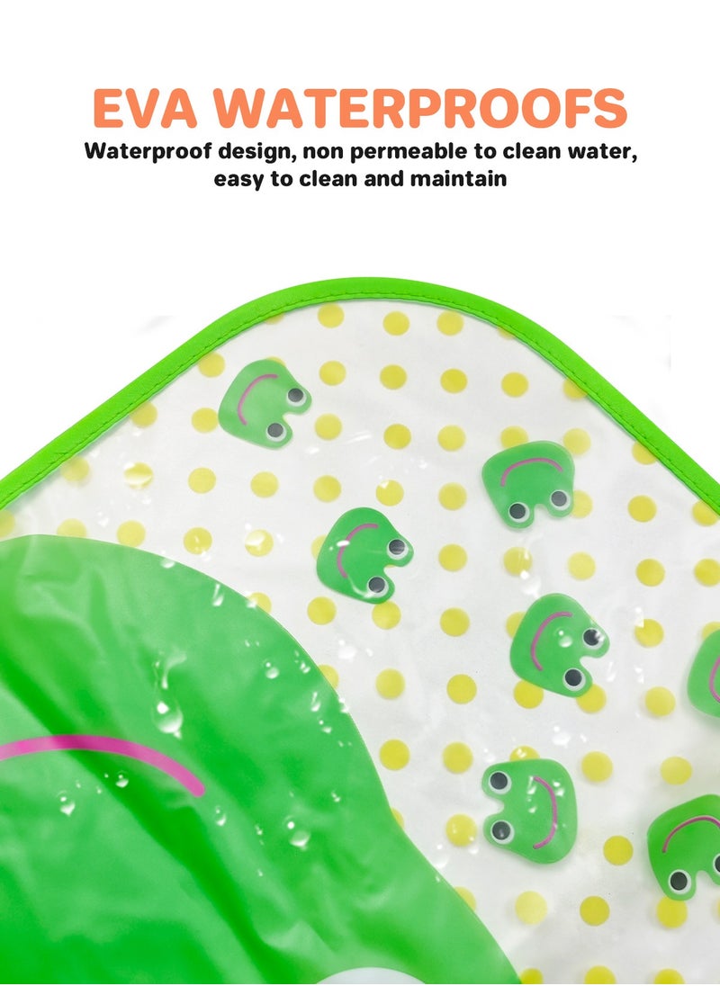 URbazaar 4 Pack Long Sleeve Baby Bibs, Waterproof Sleeved Bib Smock for Baby Toddler 6-36 Months  - Image 4