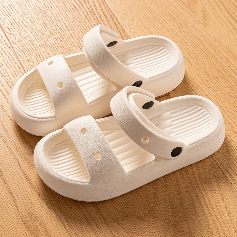 Women's Thick-Soled Beach Slides with Toe Loop - Elevating Summer Sandals 2026 New Style - Image 3