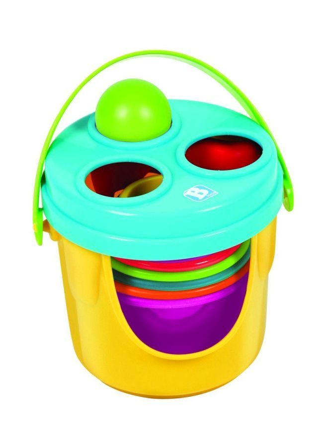 NIBEMINENT Colourful Giraffe Giant Stack And Drop Toy 32inch - Image 3