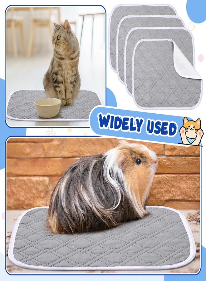 Locmeo 16 Pcs Guinea Pig Cage Liners Bulk 12 x 16 Inch Washable Guinea Pig Pee Pads Waterproof Reusable Anti Slip Rat Bedding Fast Absorbent Pee Pad for Small Animals Rabbit Hamster Rat - Image 5