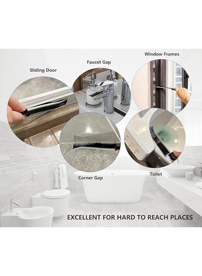 Gap Cleaning Brush with Rough Bristles - Small Gap Brush for Cleaning Tile, Narrow Corners, Toilet, Kitchen, Bathroom - Efficient Tool for Deep Dirt Removal - Image 3