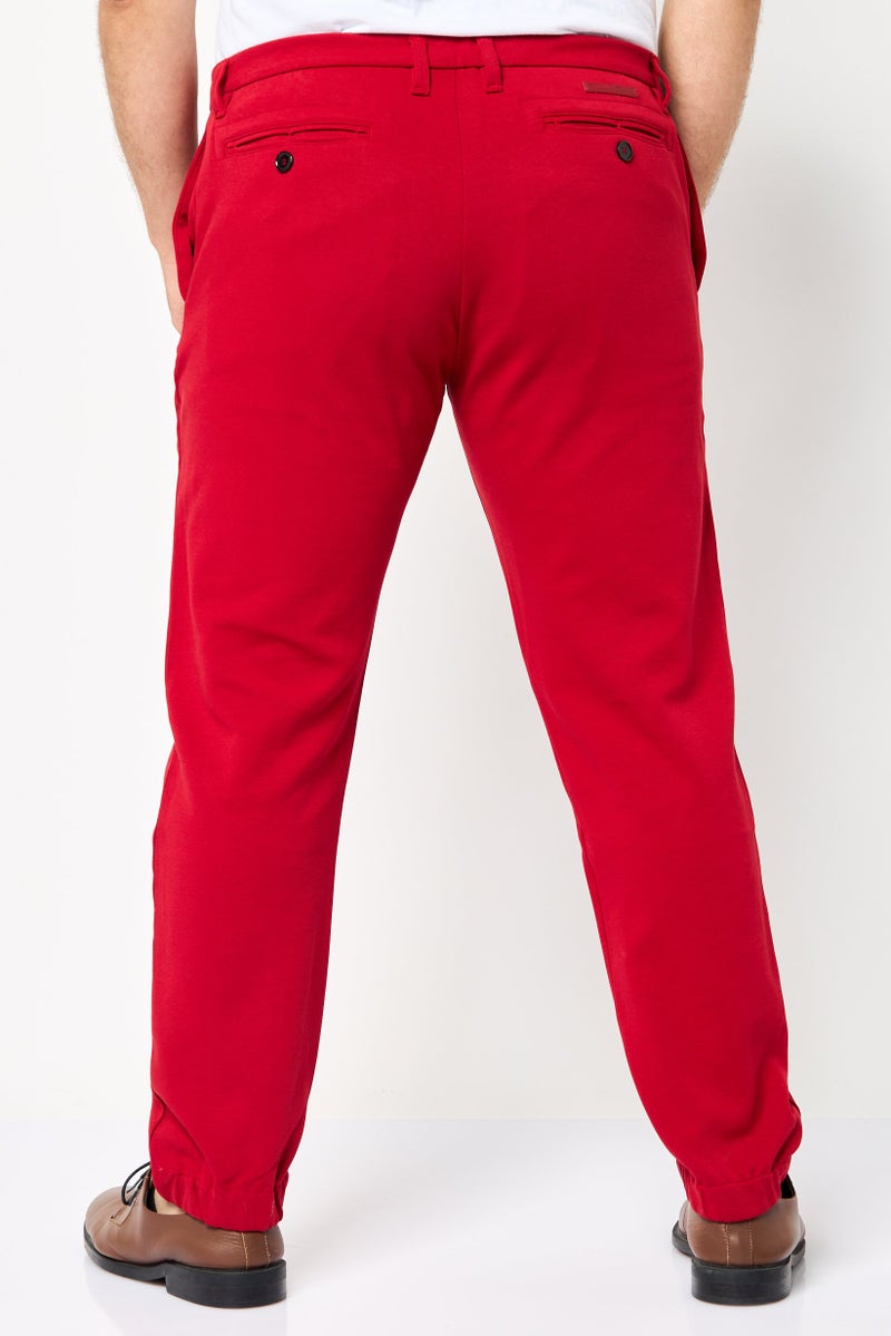 Scuderia Ferrari Men Sportswear Fit Outdoor Sweatpants, Red  - Image 4