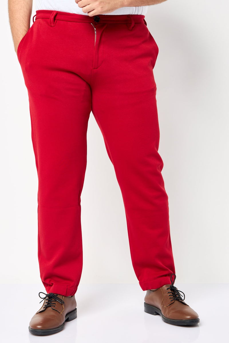 Scuderia Ferrari Men Sportswear Fit Outdoor Sweatpants, Red  - Image 1