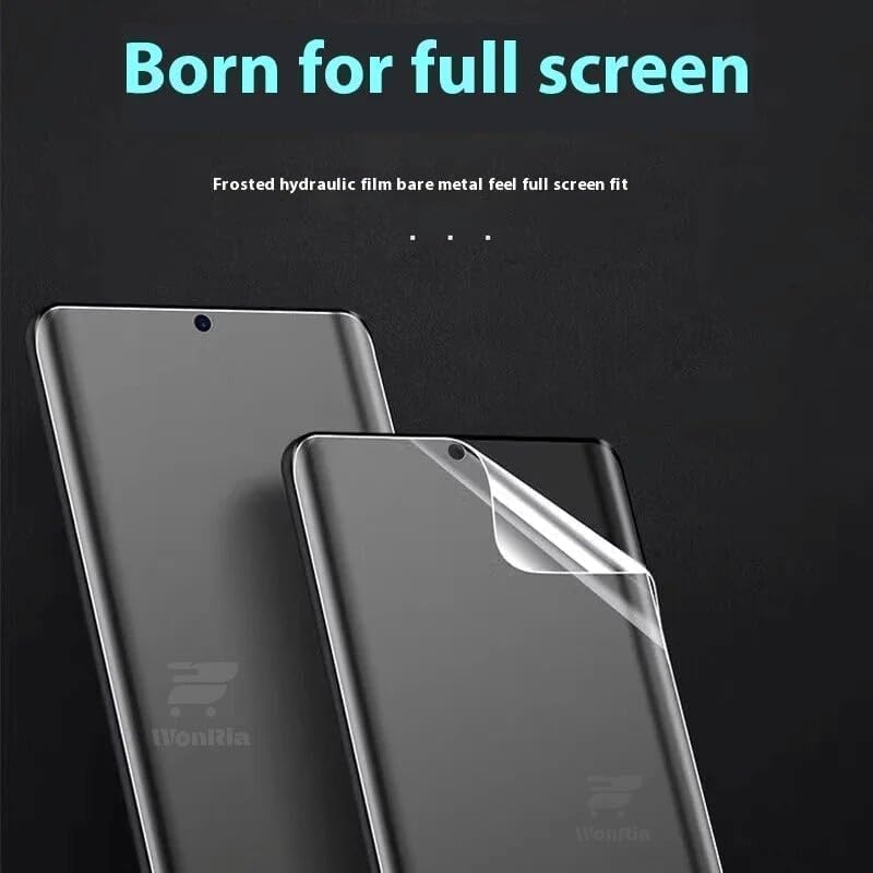 WonRia ® حزمة 1 - واقي شاشة غير لامع متوافق مع Vivo T4 Pro 5G غشاء غير قابل للكسر | فيلم TPU غير لامع مرن | مجموعة تركيب من الحافة إلى الحافة | شفاف - Image 2