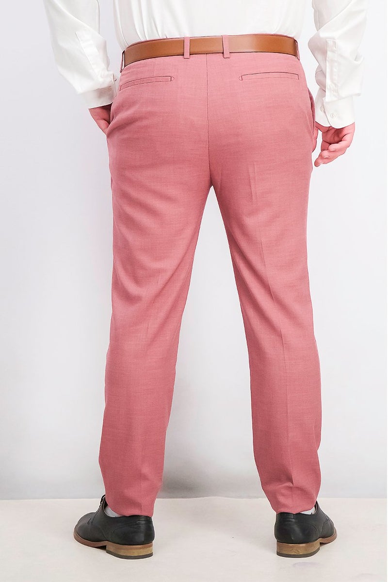 TOPMAN Men Skinny Plain Dress Pants, Mauve - Image 2