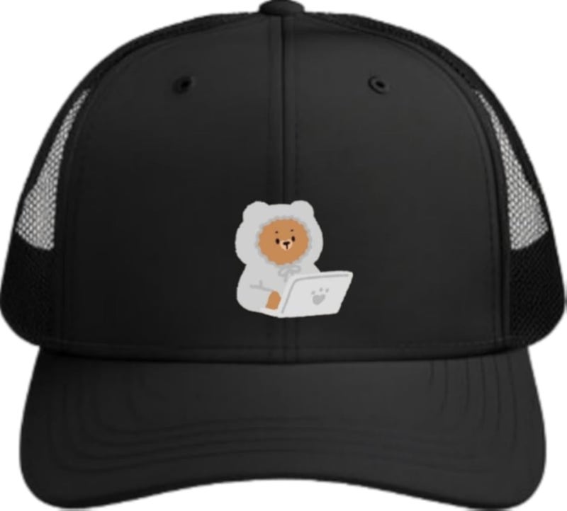 bear Baseball cap Black 1