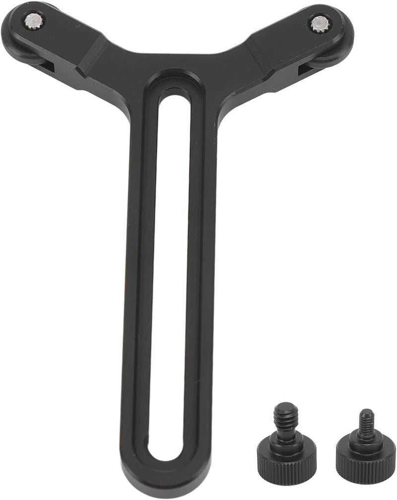 Y Bracket Lens Support System with Double Wheels, Adjustable Long Lens Support Frame for Ronin S and SC Gimbal Stabilizer, Telephoto Lens Mount Bracket - Image 1