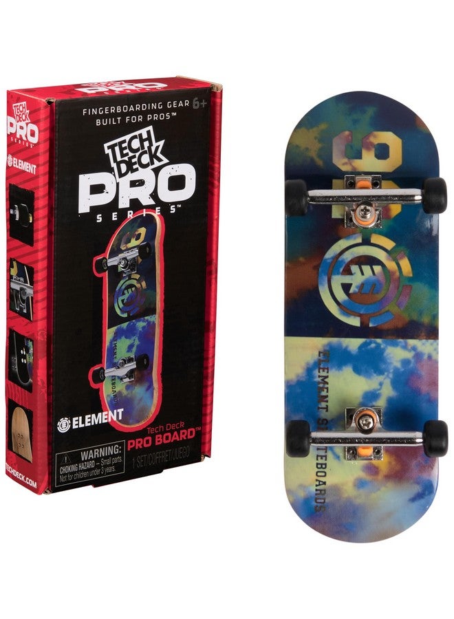 Tech Deck تكنيك ديك، لوحة أصابع من سلسلة برو من إليمينت مع عرض تخزين، مصممة للمحترفين؛ سكيت بوردات مصغرة أصلية، ألعاب أطفال للأعمار من 6 سنوات وما فوق - Image 1