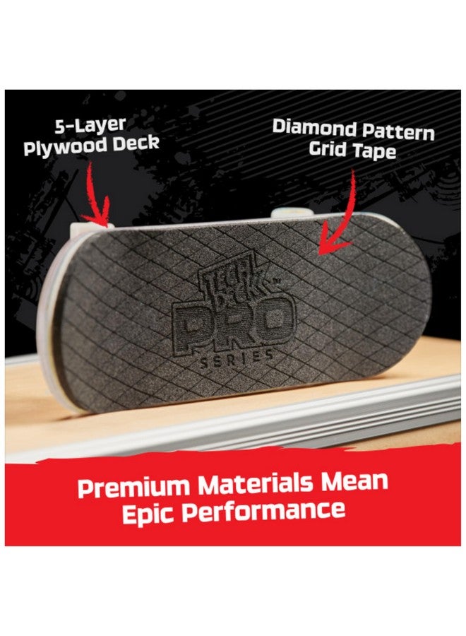 Tech Deck تكنيك ديك، لوحة أصابع من سلسلة برو من إليمينت مع عرض تخزين، مصممة للمحترفين؛ سكيت بوردات مصغرة أصلية، ألعاب أطفال للأعمار من 6 سنوات وما فوق - Image 4