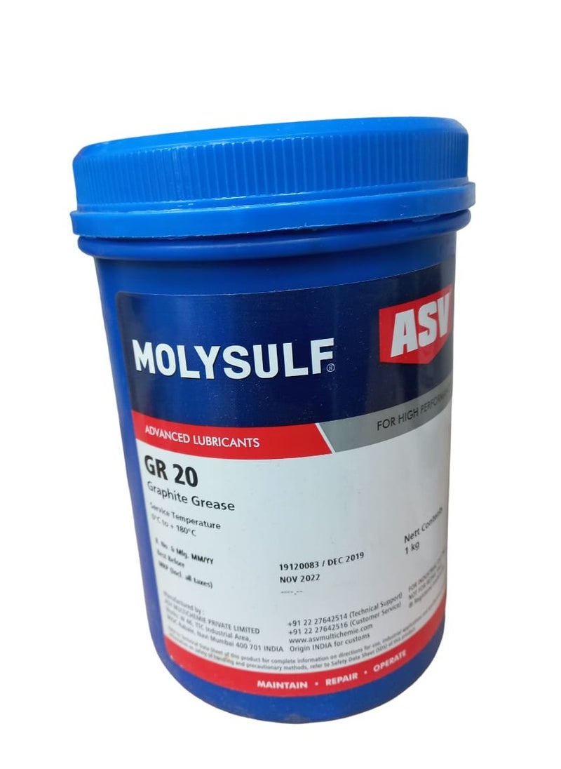 MOLYSULF - ASV GR 20 Graphite Grease 1kg - Image 1