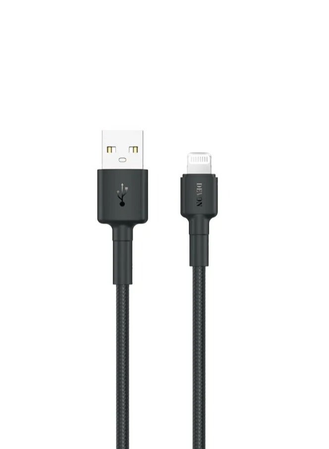 Devon USB iPhone Cable with up to 3A power provides you with high-speed simultaneous transfer and data backup in seconds ensuring fast and safe charging for your devices - Image 1