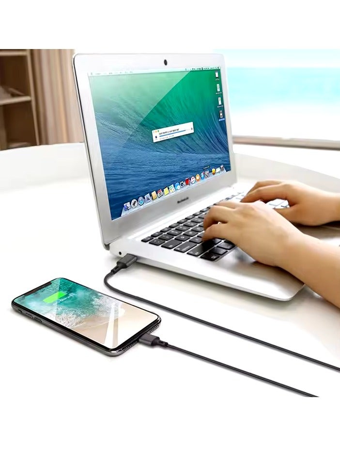 Devon USB iPhone Cable with up to 3A power provides you with high-speed simultaneous transfer and data backup in seconds ensuring fast and safe charging for your devices - Image 4