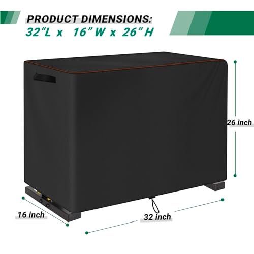 CATOTEL Dumbbell Weight Rack Cover,Waterproof 420D Oxford A-Frame Dumbbell Rack Cover Protective Outdoor Indoor Dumbell Rack Dust Cover (32 x 16 x 26 inch), black - Image 2