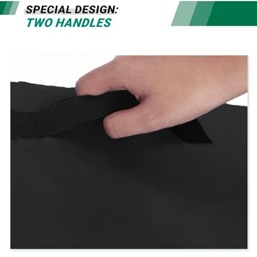 CATOTEL Dumbbell Weight Rack Cover,Waterproof 420D Oxford A-Frame Dumbbell Rack Cover Protective Outdoor Indoor Dumbell Rack Dust Cover (32 x 16 x 26 inch), black - Image 4