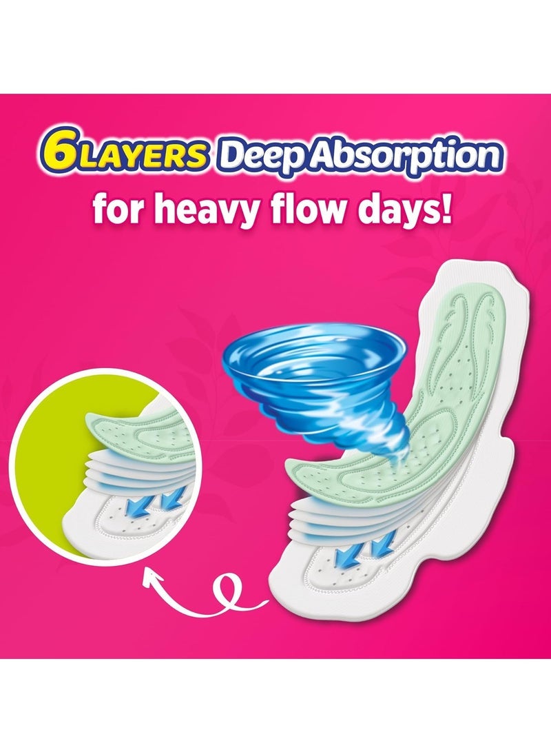 صوفي فوط صحية طويلة جدا مضادة للبكتيريا، عبوة من 30 قطعة - Image 4