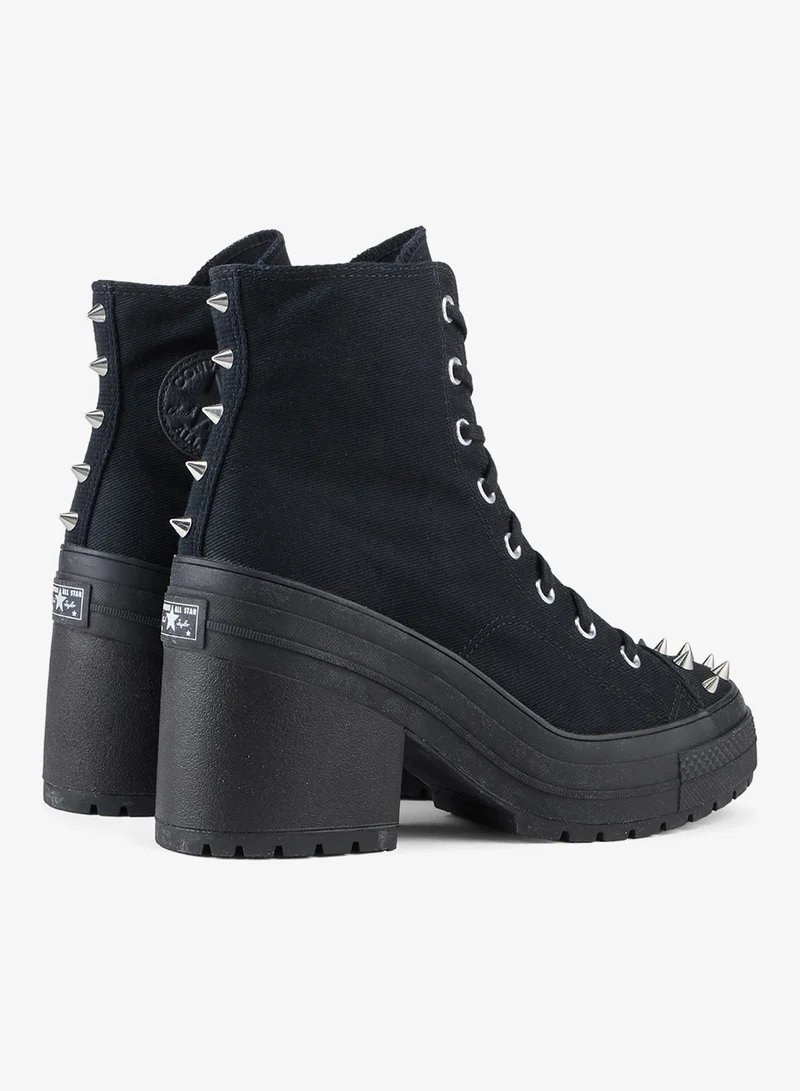 Converse Black Women's Chuck 70 De Luxe Heel Platform Shoes for Women | Best Price UAE