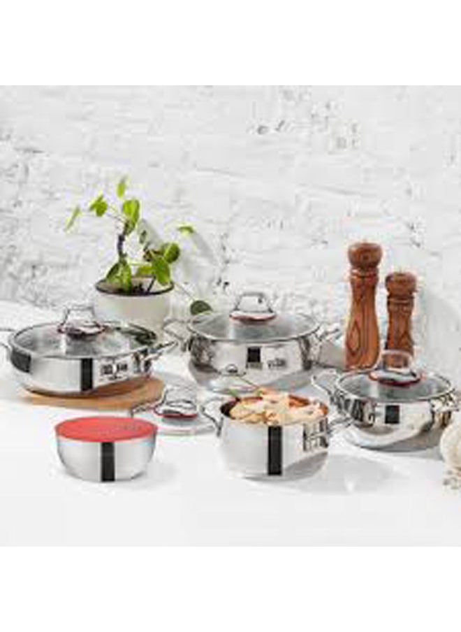 Karaca Emirgan Xl 10 Pieces Storage Covered Cookware Set  - Image 1