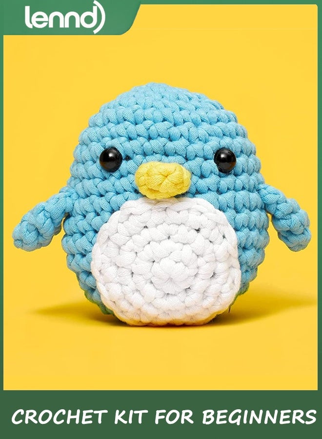 LENND Crochet Kit for Beginners - Easy Arts and Crafts Knitting & Crochet Animals Kit - Image 2