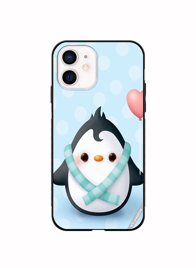 VR CREATIVE Protective Case Cover For Apple iPhone 12 Baby Penguin Design Multicolour  - Image 1